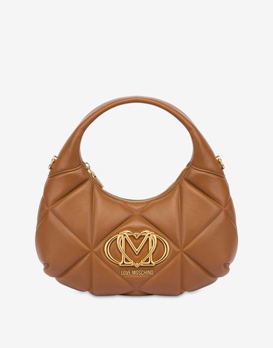 Sac Hobo Matelassé Embossed - Love Moschino - Modalova