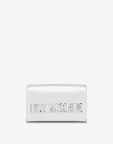 Sac Quotidien Laminé Lettering Logo - Love Moschino - Modalova