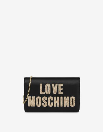 Pochette Avec Cha?ne Sparkling Logo - Love Moschino - Modalova