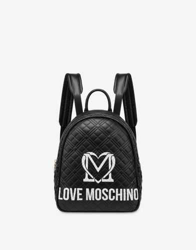 Sac À Dos Logo Quilt - Love Moschino - Modalova