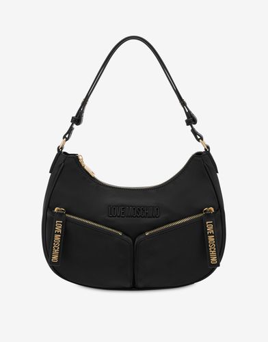 Sac Hobo En Nylon Easy Go - Love Moschino - Modalova