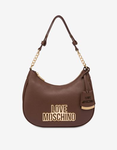 Sac Hobo Cut Out Logo - Love Moschino - Modalova