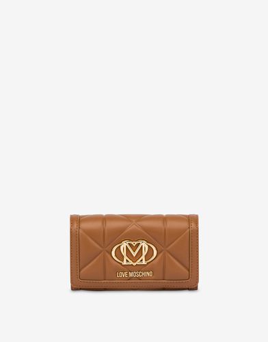 Portefeuille Matelassé Embossed - Love Moschino - Modalova