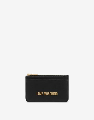 Portefeuille À Fermeture Éclair Lettering Logo - Love Moschino - Modalova