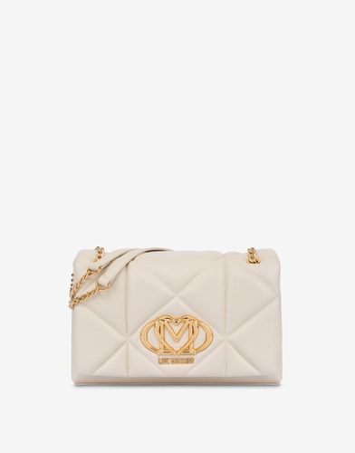 Sac À Épaule Matelassé Embossed - Love Moschino - Modalova