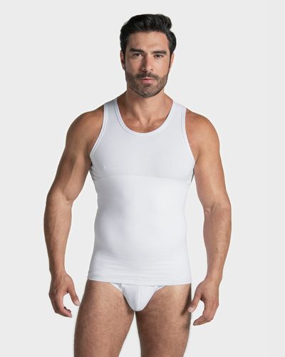 Débardeur à compression modérée sur l'abdomen et dans le bas du dos - LEO - Modalova