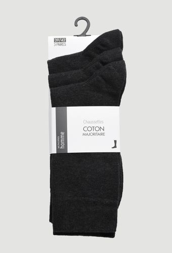 Lot de 3 paires de chaussettes en coton - MONOPRIX - Modalova