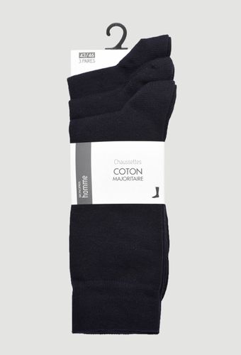 Lot de 3 paires de chaussettes en coton - MONOPRIX - Modalova