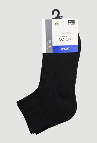 Lot de 2 paires de socquettes en coton de SPORT, certifié OEKO-TEX - MONOPRIX - Modalova