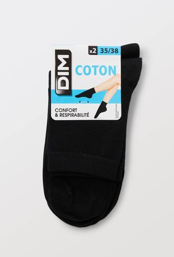 Lot de 2 paires de socquettes en coton - DIM - Modalova