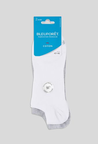 Lot de 2 paires de socquettes en coton Bleuforêt - BLEU FORET - Modalova