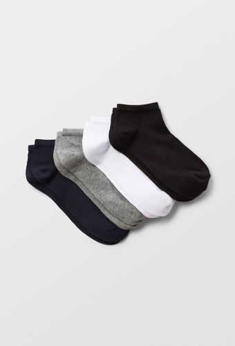 Lot de 4 paires de mini-socquettes unies en coton - MONOPRIX - Modalova