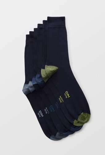 Lot de 3 paires de chaussettes talon pointe en coton - DIM - Modalova