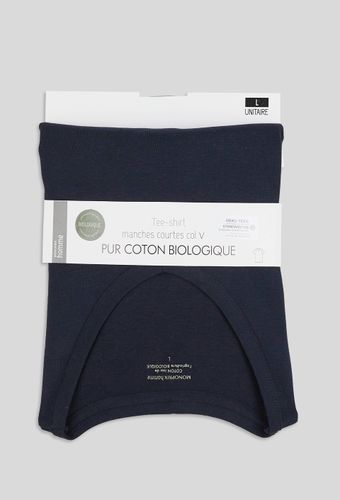 T-Shirt col V en coton BIO GOTS - MONOPRIX - Modalova