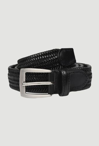 Ceinture en cuir tressée - MONOPRIX HOMME - Modalova