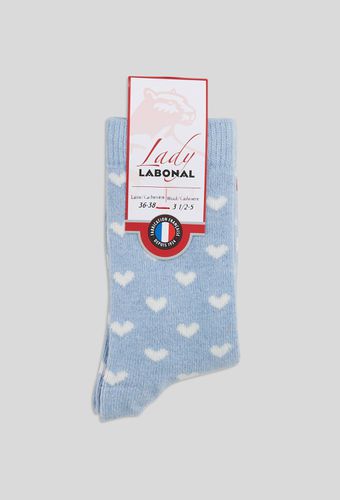 Paire de chaussettes à coeurs en laine - LABONAL - Modalova