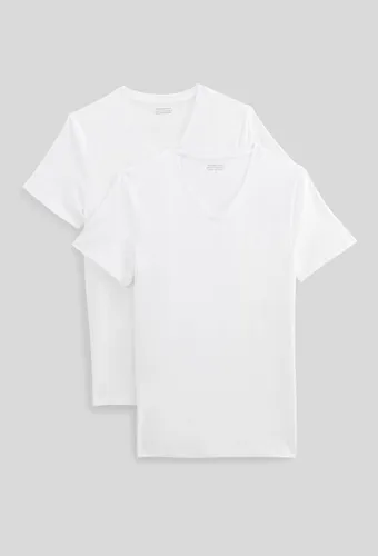 Lot de 2 t-shirts col V en coton BIO GOTS - MONOPRIX - Modalova