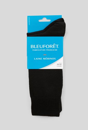 Chaussettes en laine - Bleu Forêt - BLEU FORET - Modalova