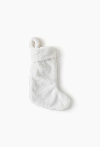 Chaussette de Noël poils doudou - Monoprix Maison - Modalova