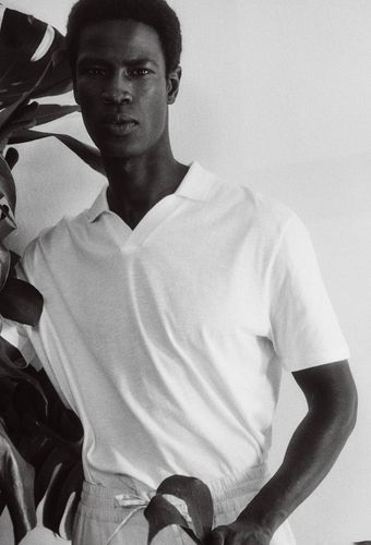 Polo manches courtes en coton slub BIO - MONOPRIX - Modalova