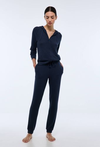 Pantalon droit uni tout doux - MONOPRIX - Modalova