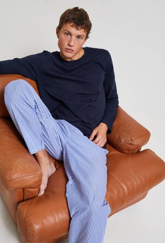 Pyjama à manches longues et pantalon en coton BIO - MONOPRIX HOMME - Modalova
