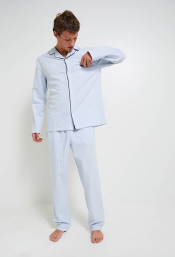 Pyjama oxford manches longues et pantalon en coton BIO GOTS - MONOPRIX - Modalova
