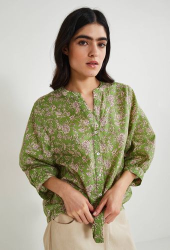 Blouse manches 3/4 imprimée en coton BIO, certifié GOTS - MONOPRIX - Modalova