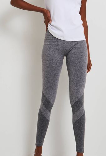 Legging de sans coutures avec détails jacquard - SPORT - Modalova