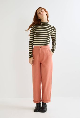 Pantalon droit en coton - MONOPRIX - Modalova