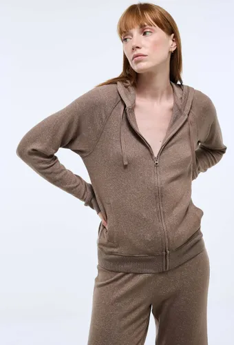 Sweat zippé à capuche doux et léger - MONOPRIX - Modalova