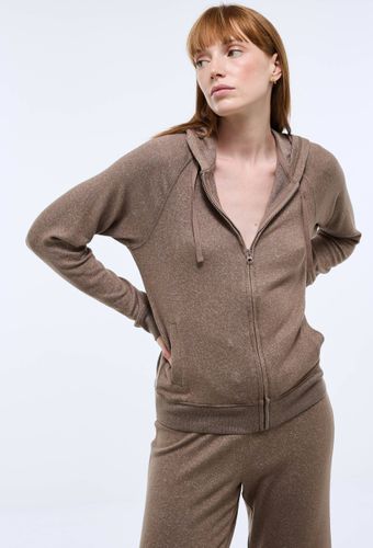 Sweat zippé à capuche doux et léger - MONOPRIX - Modalova