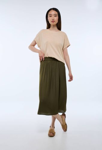 Jupe midi satinée - MONOPRIX - Modalova