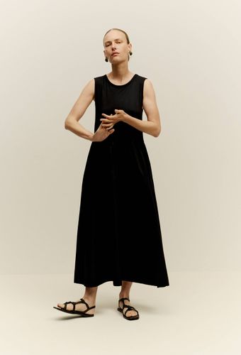 Robe longue débardeur - Col rond - Bi matière en coton BIO - MONOPRIX - Modalova