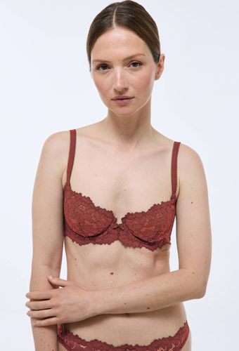Soutien-gorge corbeille balconnet CAMILLE en dentelle - MONOPRIX - Modalova