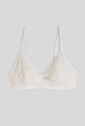 Soutien-gorge triangle SELENA en dentelle florale - MONOPRIX - Modalova