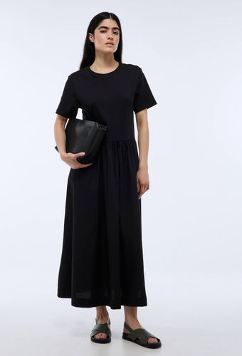 Robe longue bi-matière unie - MONOPRIX - Modalova