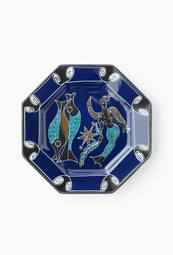 Assiette à dîner poisson vierge 26cm, Vincent Darré x Monoprix - MONOPRIX CREATEURS - Modalova