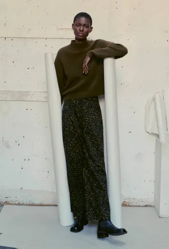 Pull col montant contenant de l'alpaga et de la laine - MONOPRIX - Modalova