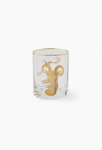 Verre à eau doré scorpion taureau, Vincent Darré x Monoprix - MONOPRIX CREATEURS - Modalova