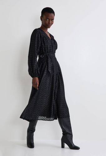 Robe longue ceinturée - MONOPRIX - Modalova