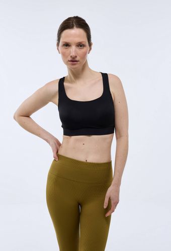 Brassière de avec détail résille - SPORT - Modalova