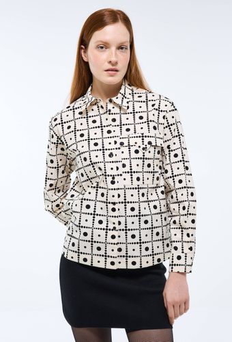 Chemise manches longues imprimée en coton - MONOPRIX - Modalova