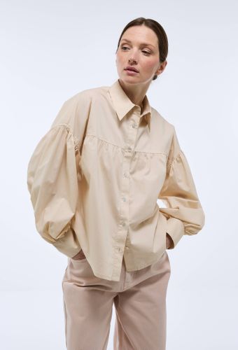 Chemise manches longues unie en coton BIO GOTS - MONOPRIX - Modalova