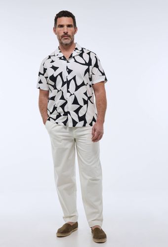 Chemise manches courtes col cuba en coton BIO GOTS - MONOPRIX - Modalova