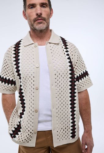 Chemise manches courtes en crochet - MONOPRIX - Modalova