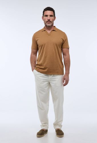 Pantalon à plis taille élastiquée en coton BIO GOTS - MONOPRIX - Modalova