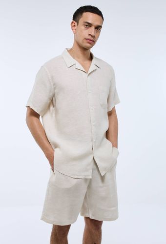 Pyjama Chemise manches courtes et Short en lin European Flax - MONOPRIX - Modalova