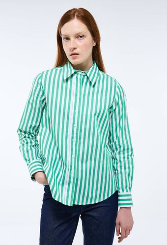 Chemise manches longues rayures larges en coton BIO GOTS - MONOPRIX - Modalova