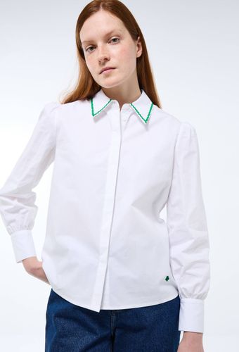 Chemise manches longues unie en coton BIO GOTS - MONOPRIX - Modalova